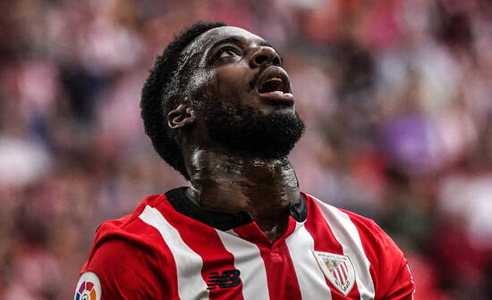 Iñaki Williams durante un partido de liga entre el Athletic de Bilbao y el Elche