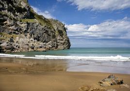 Imagen de la playa de Liendo.