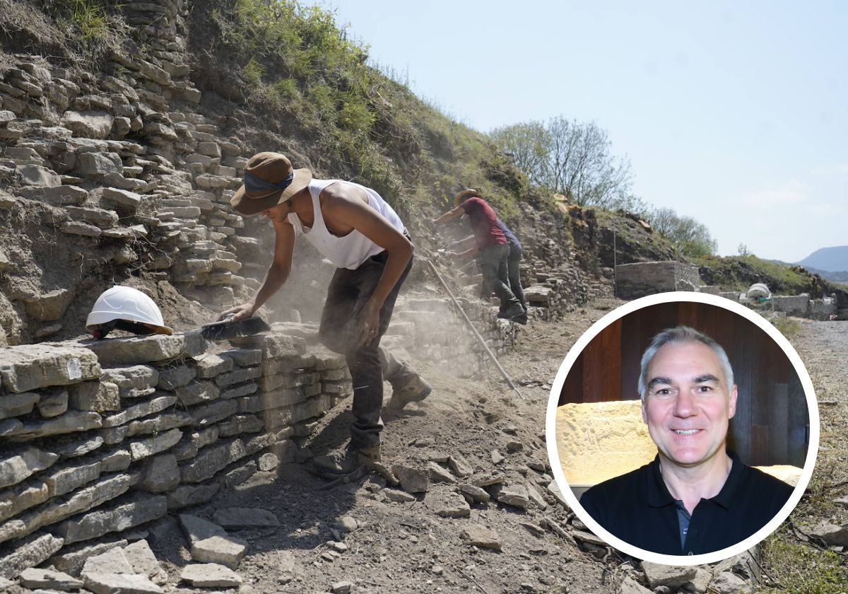 Javier Fernández Bordegarai: «Iruña-Veleia nunca defrauda. Tenemos un yacimiento con un potencial grandísimo»