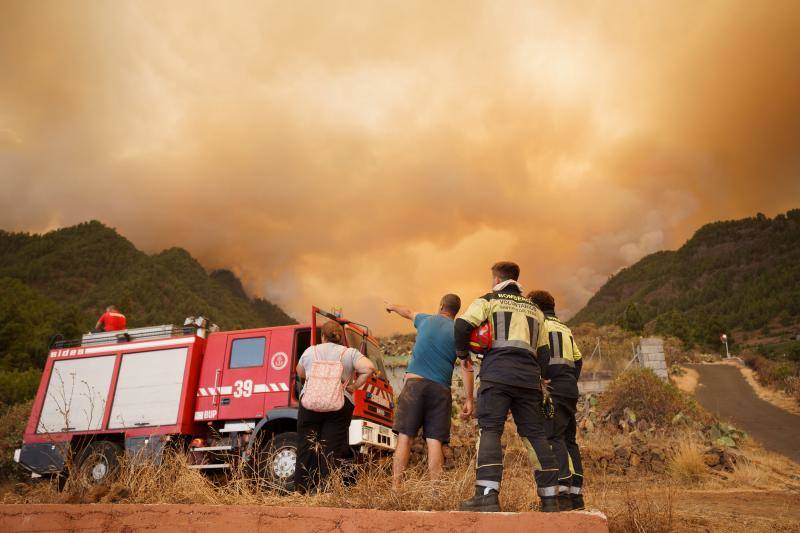 Las imágenes más impactantes del incendio de Tenerife