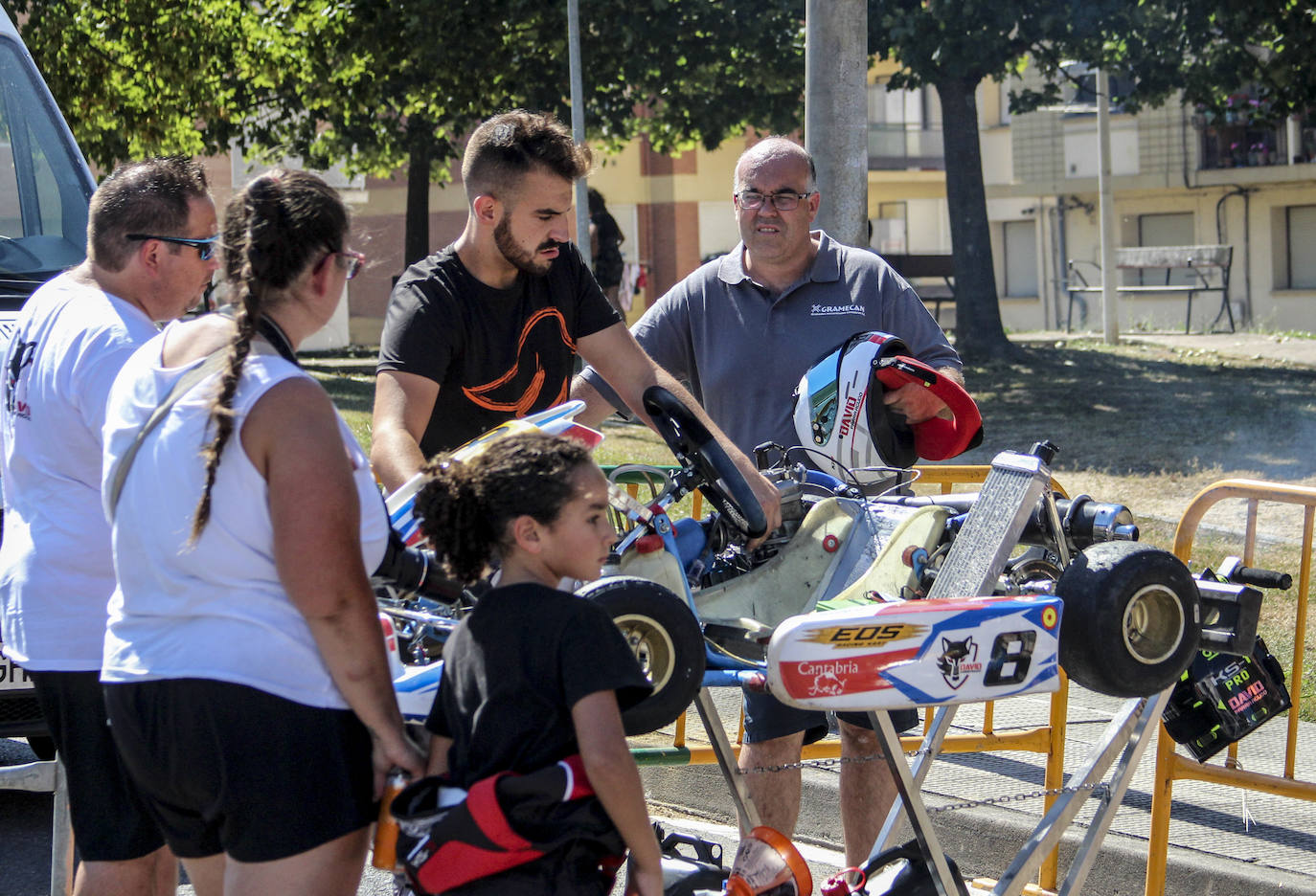 Las mejores imágenes de la carrera de karting en Llodio