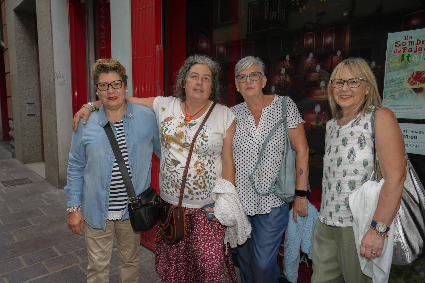 Matilde García, Estíbaliz Díez, Eva Lope y Begoña Pinedo.