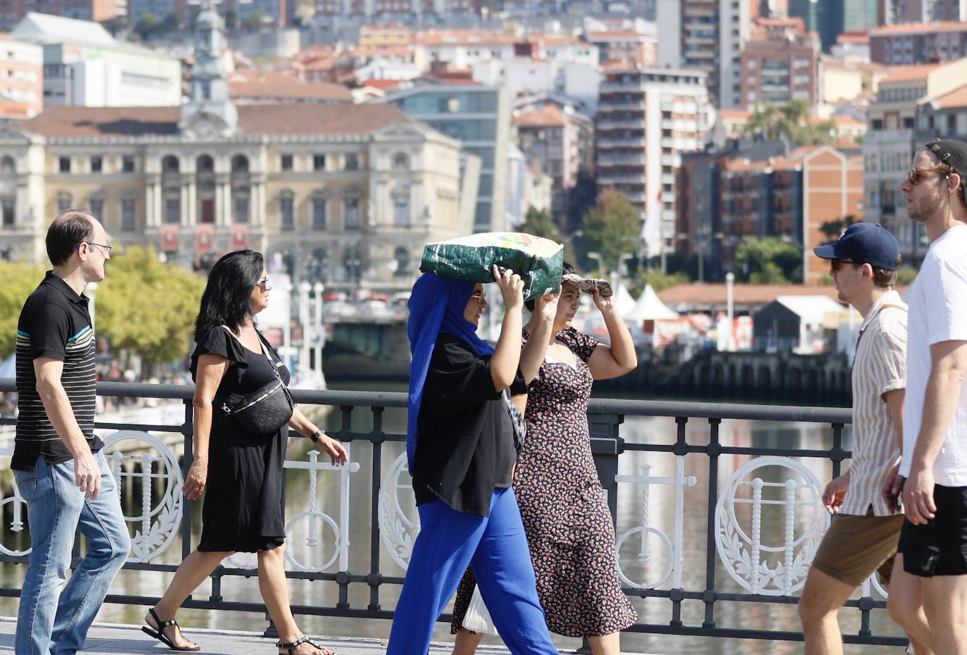 El peor día de la ola de calor en Bizkaia