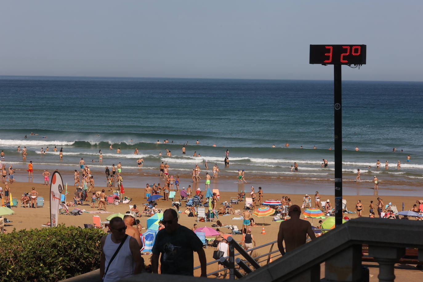 El peor día de la ola de calor en Bizkaia