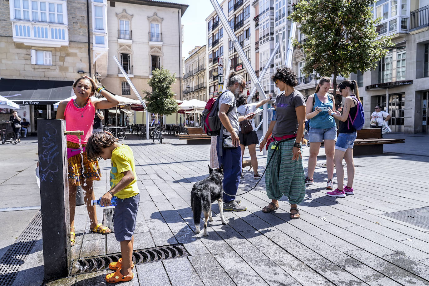 Álava no se libra de la ola de calor y registra máximas por encima de los 41 grados