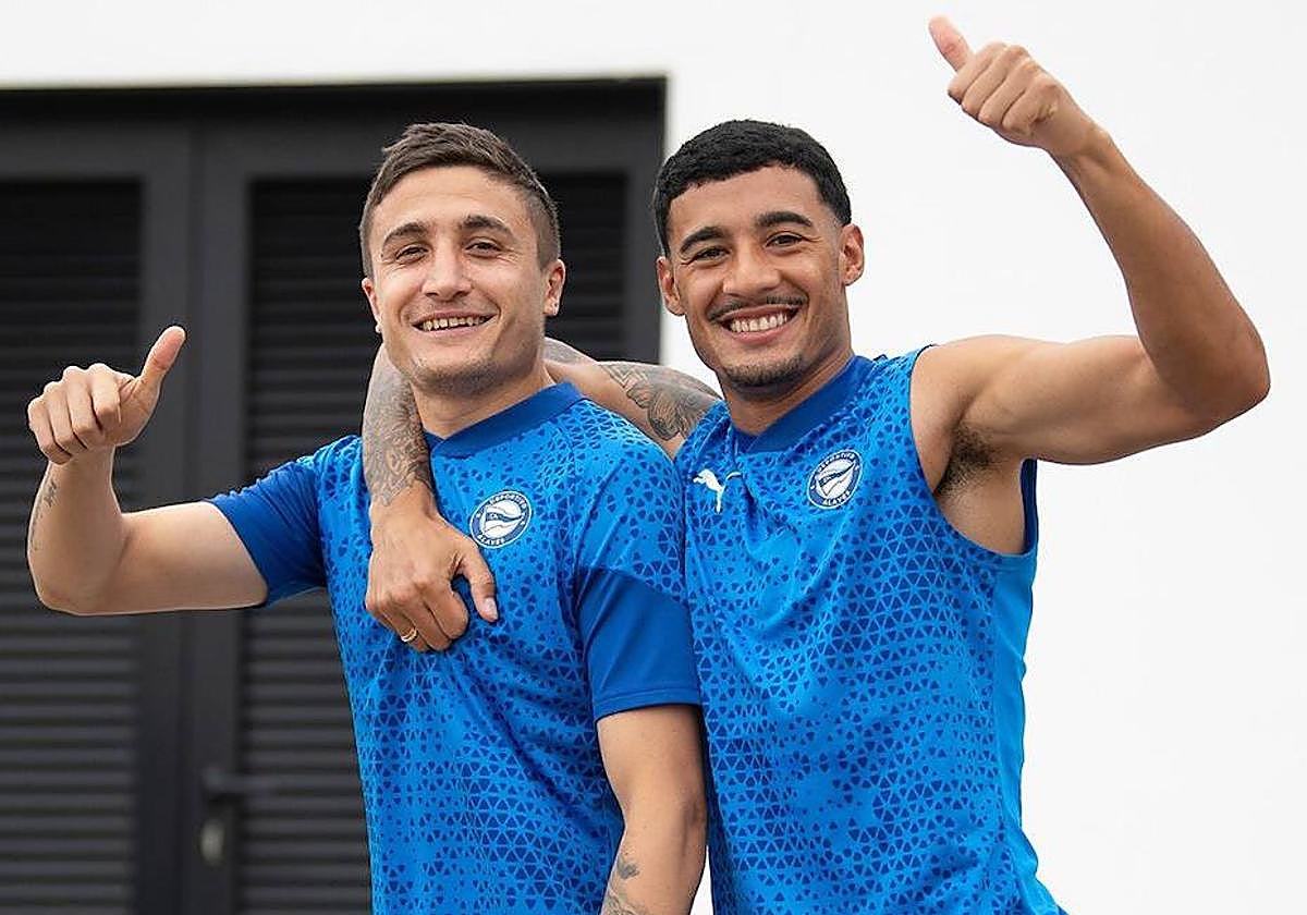 Tenaglia y Benavídez saludan tras su reencuentro en las instalaciones de Ibaia.