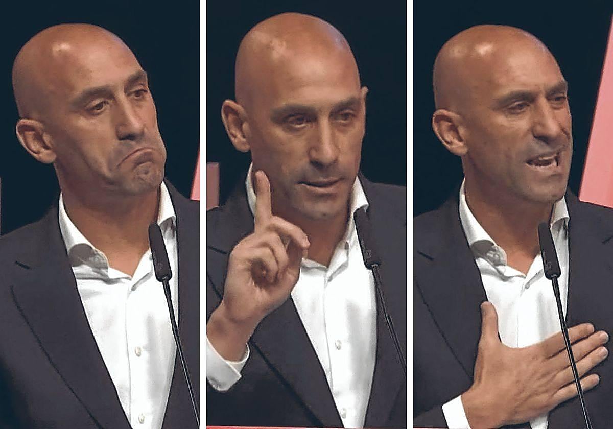 Luis Rubiales intervinó ayer ante la asamblea de la Federación.