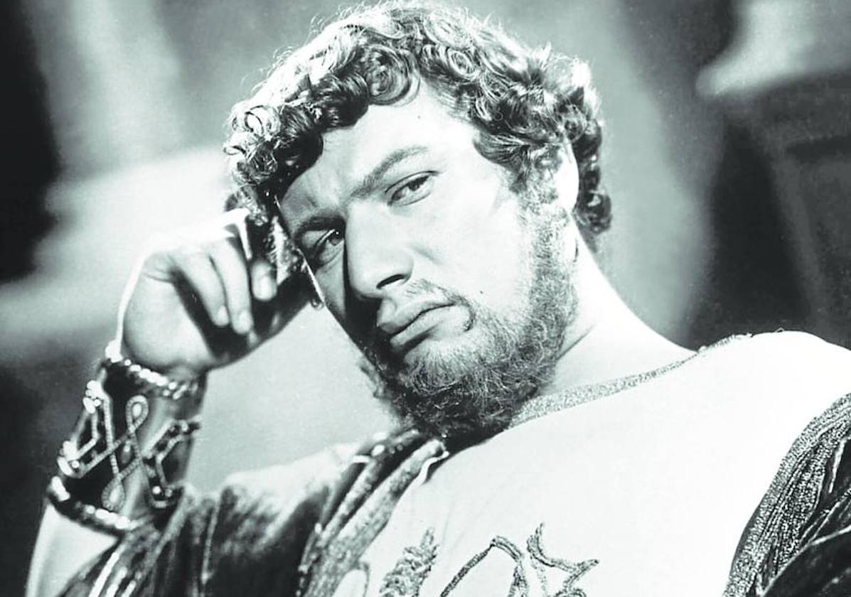 Peter Ustinov, encarnando a Nerón en 'Quo vadis' de Mervin LeRoy.