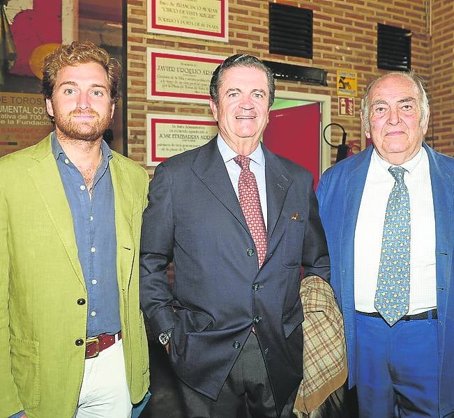 Javier y Borja de Prado y Antonio Barandiarán.