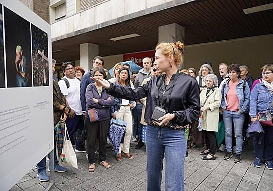 Lys Arango ha participado este lunes en la inauguración del programa 'Periodismo a pie de calle'.