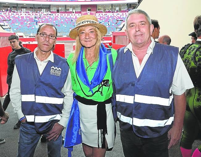 Javier Virlumbrales, Alicia Martínez y Joaquín Vega.