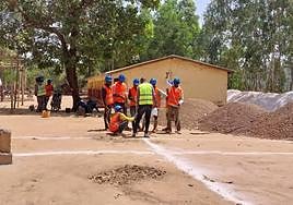Construcción de escuelas en Guinea Conakry.
