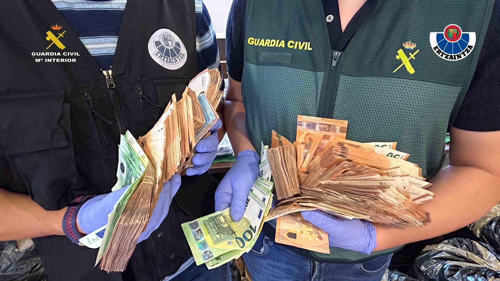 Operación de Guardia Civil y Ertzaintza contra el tráfico de drogas