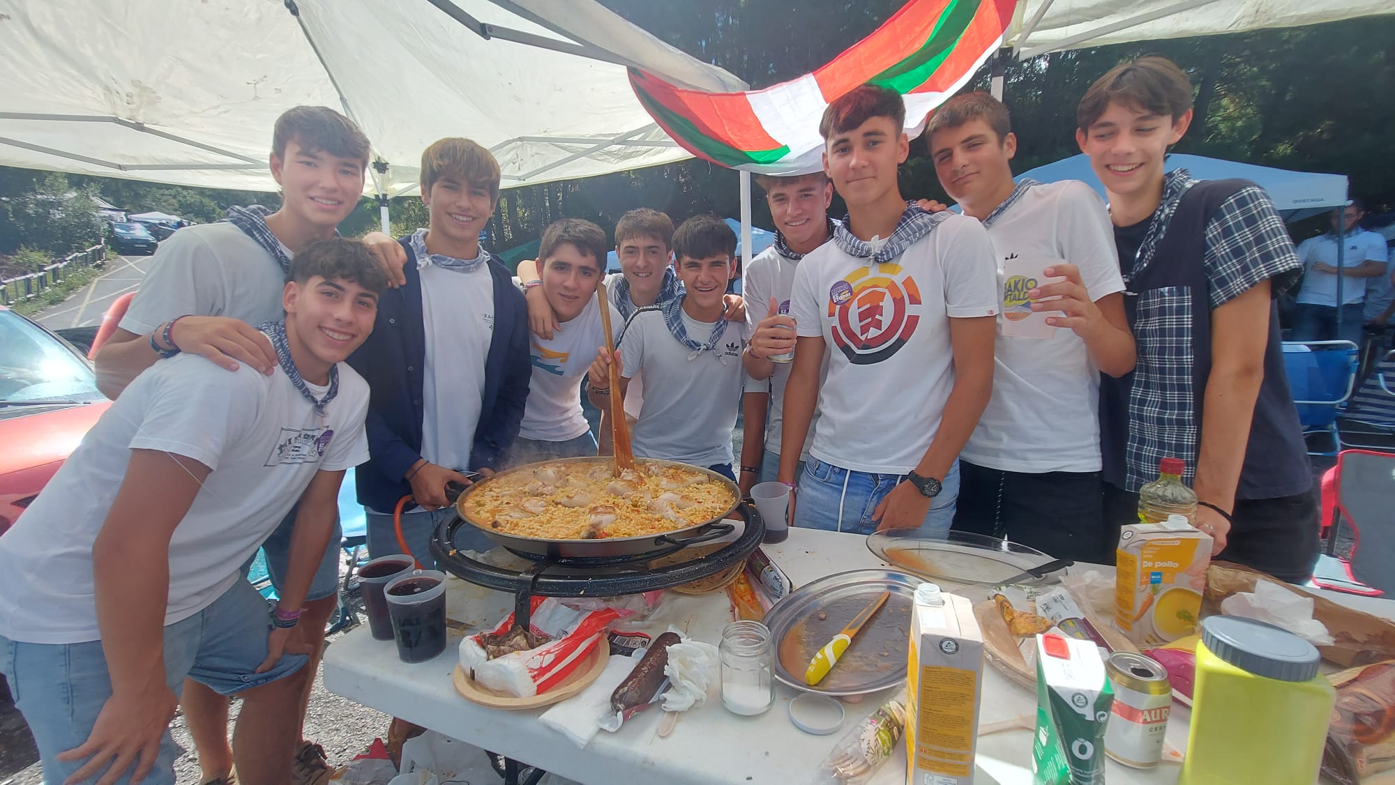 Asier Goristiaga, Pablo Martínez, Beñat Vallejo, Aitor Largoitia, Ander Pascual, Xabier Martínez, Ager Arana, Aimar Uncilla, Telmo Lujián e Ibon Barrena