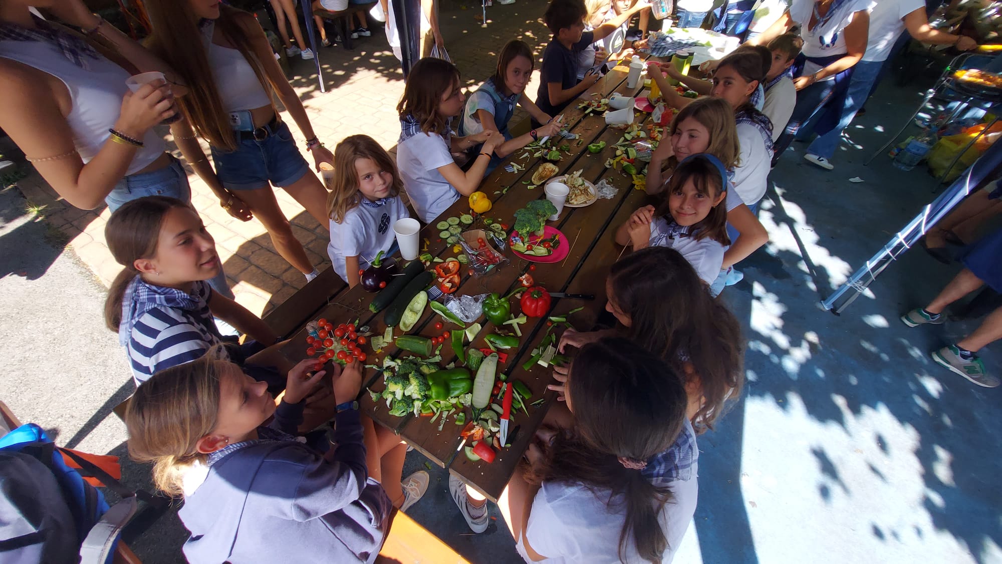 Ane. Izarra, Jone, Miren, Eunate, Álvaro, Nora, Ander, Mikel, Alex, Maia, Naia, Sira, Ainhoa y Martina. 