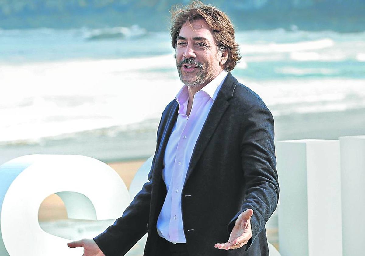 Javier Bardem en la edición de 2021 del Festival de San Sebastián, en la que presentó 'El buen patrón'.