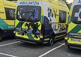 Sabotean seis ambulancias que prestan servicio para Osakidetza en Bizkaia