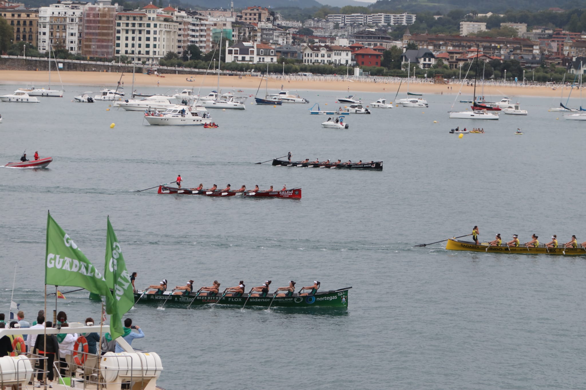 Las imágenes de la primer jornada de la Bandera de La Concha 2023