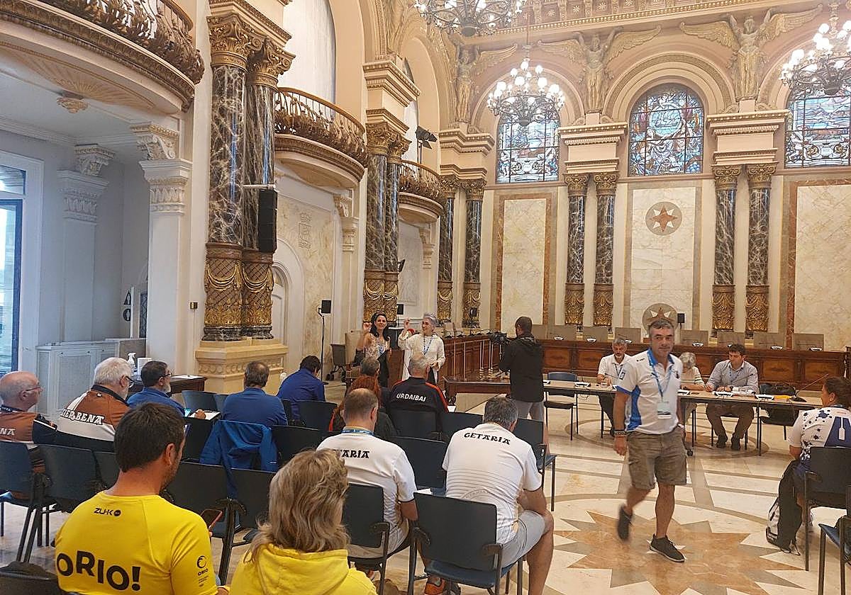 Vista del sorteo de las calles.