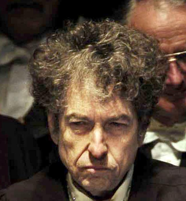 Bob Dylan, en una de sus apariciones públicas.