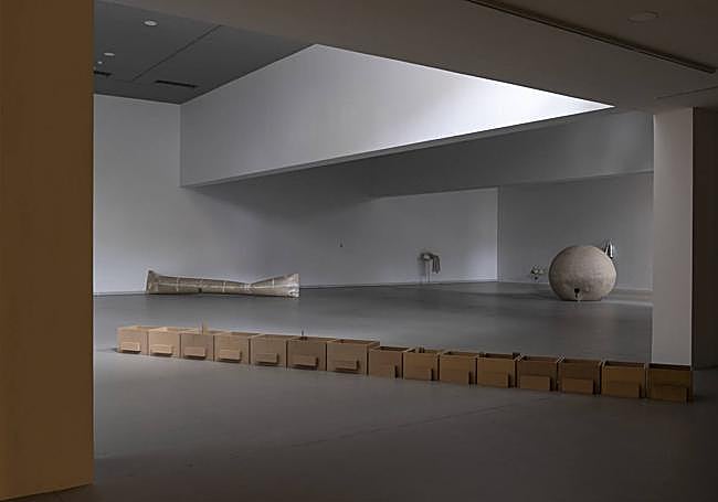 Un detalle de la muestra de la artista Julia Spínola, que itinerará al CRAC Alsace en verano de 2024.