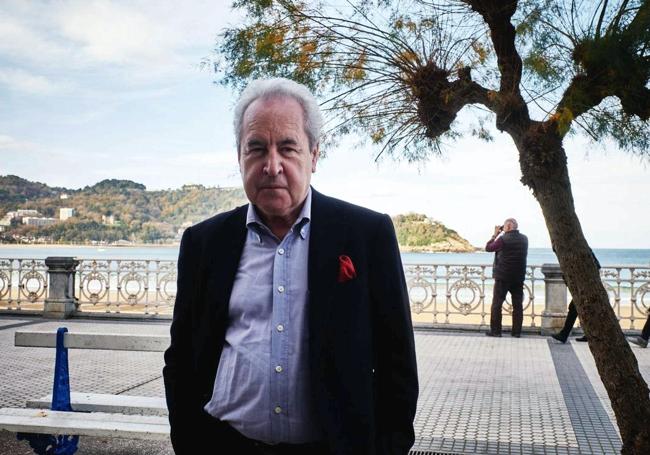 El escitor irlandés John Banville durante una visita a San Sebastián en 2021.