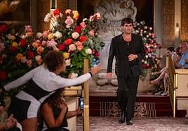 Palomo saluda tras el desfile de Nueva York este fin de semana.