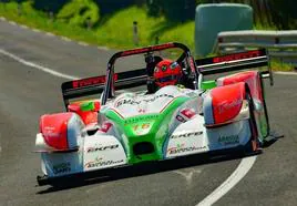 Joseba Iraola, en una prueba del Europeo de carreras de montaña esta temporada.