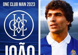 El Athletic galardona a João Pinto, exjugador del Oporto, con el One Club Man 2023