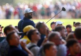 Rahm, en la segunda jornada del BMW Championship.