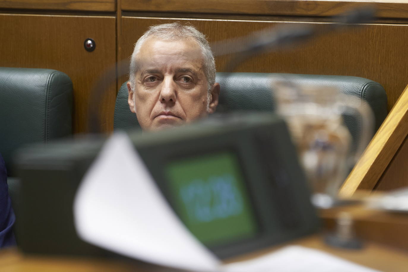 Iñigo Urkullu, durante el debate de Política General.