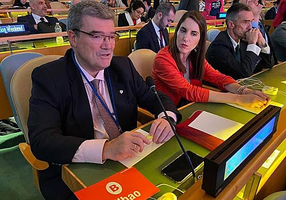Aburto viaja a la ONU para «posicionar a Bilbao en el plano internacional»