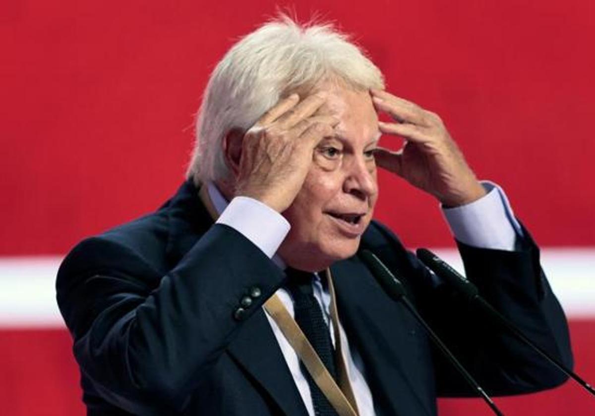 El expresidente del Gobierno Felipe González.