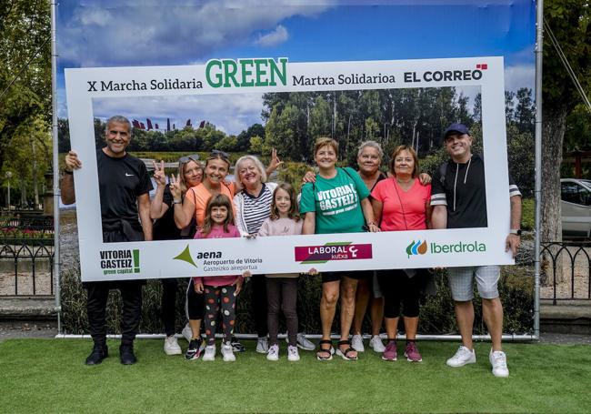 Un photocall esperaba a los participantes a la llegada.