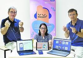 Lluís Rodríguez Pi, Fionna Moul y Alfonso J. González, socios fundadores de la plataforma de audios infantiles Ditto.