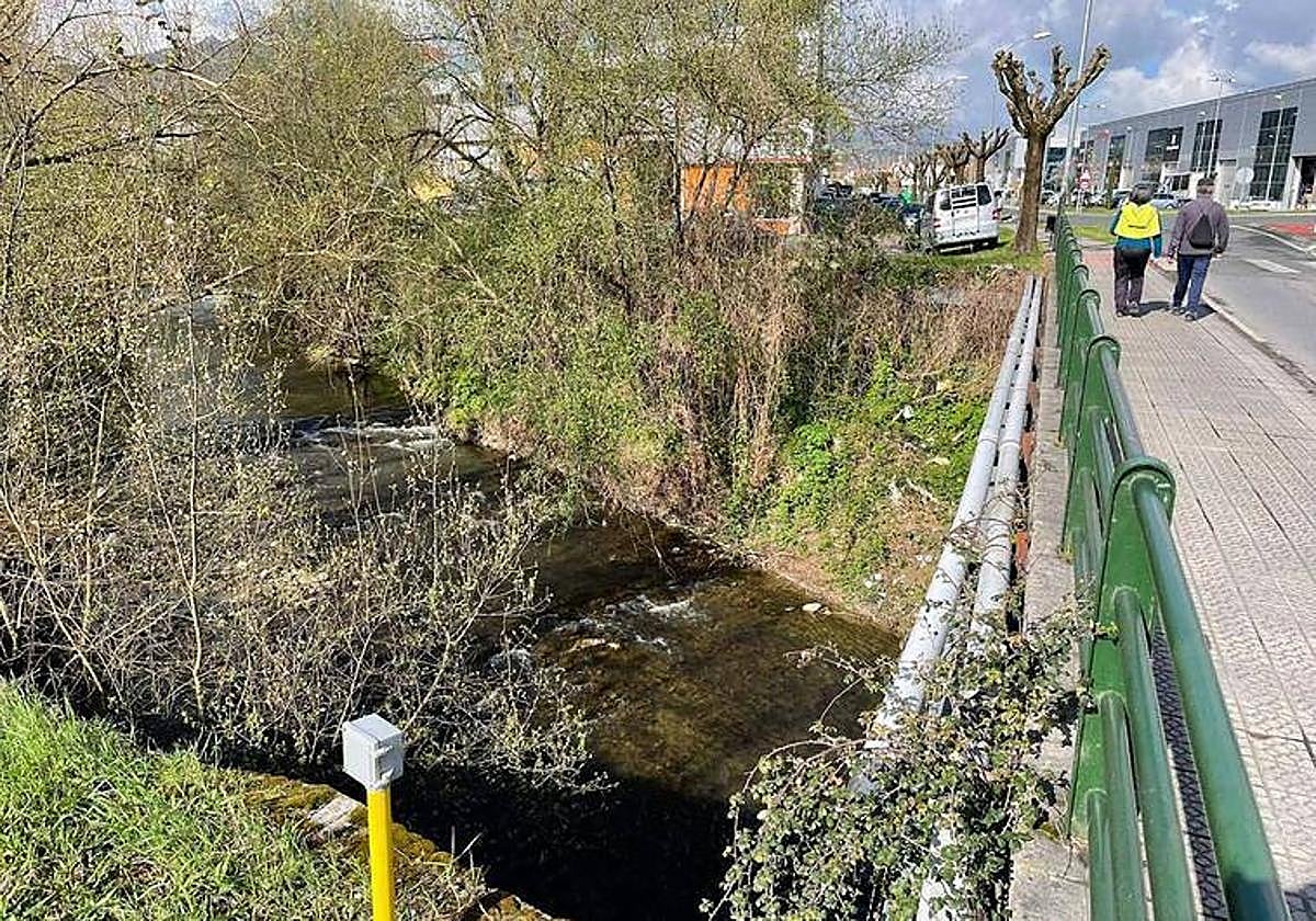 Imagen deLrío a su paso por Zubibitarte en Matiena