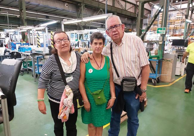 Raquel Martín, Maite Muñoz y José Luis Fernández.