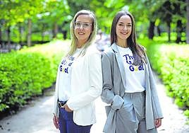 Dos de las cofundadoras de la 'startup', Nerea Mendinueta y Nadia de la Fuente.