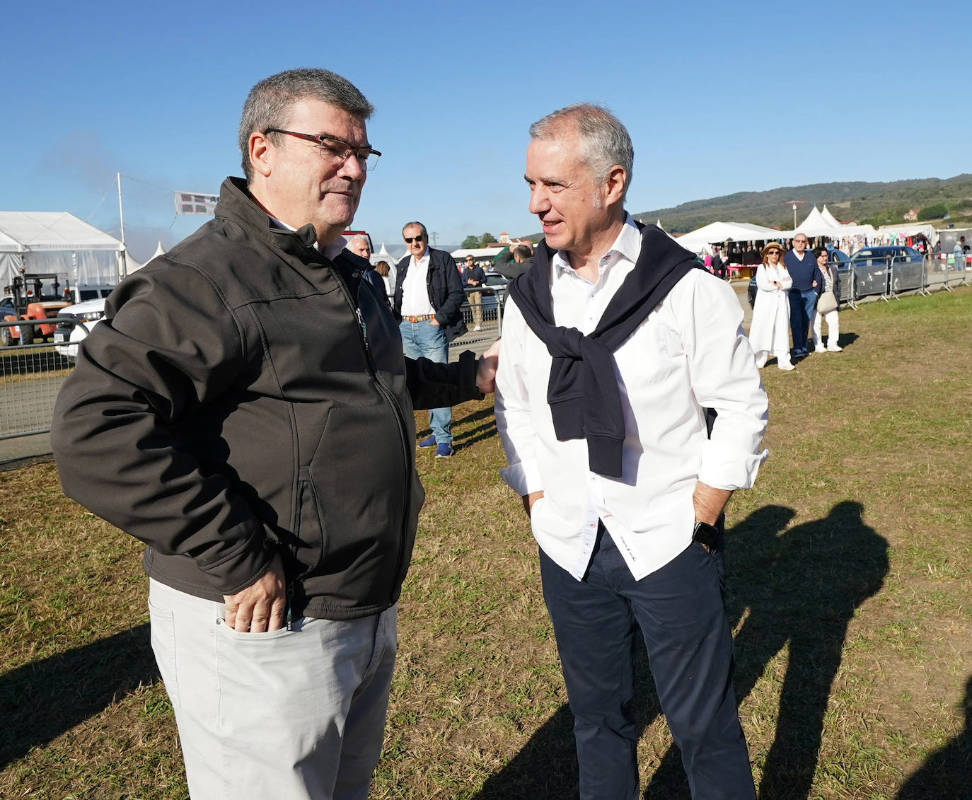 El alcalde de Bilbao, Juan Mari Aburto, con el lehendakari Iñigo Urkullu 