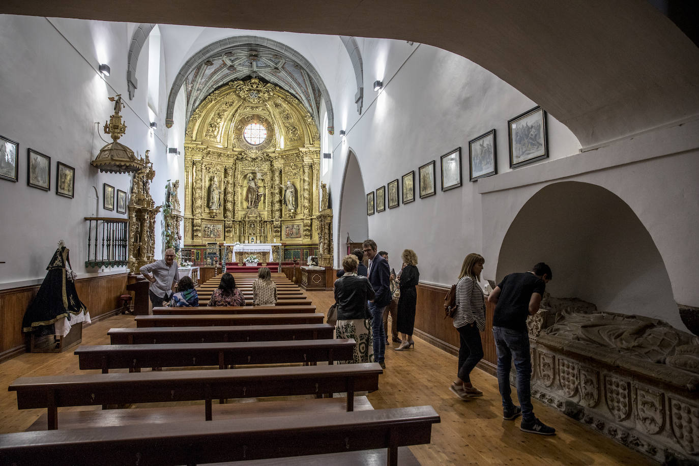 Así se encuentra el interior del conjunto de Quejana