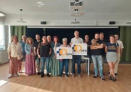 Miembros de las asociaciones, sindicatos y plataformas que forman parte de Dopa