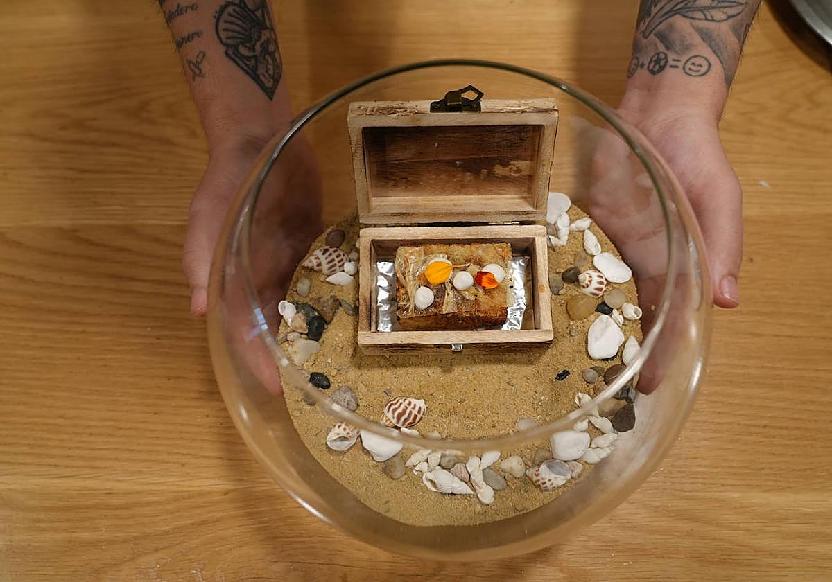 El pintxo 'Fondo de Mar'.