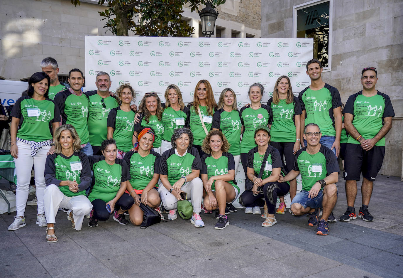 La marcha en Vitoria contra el cáncer, en imágenes