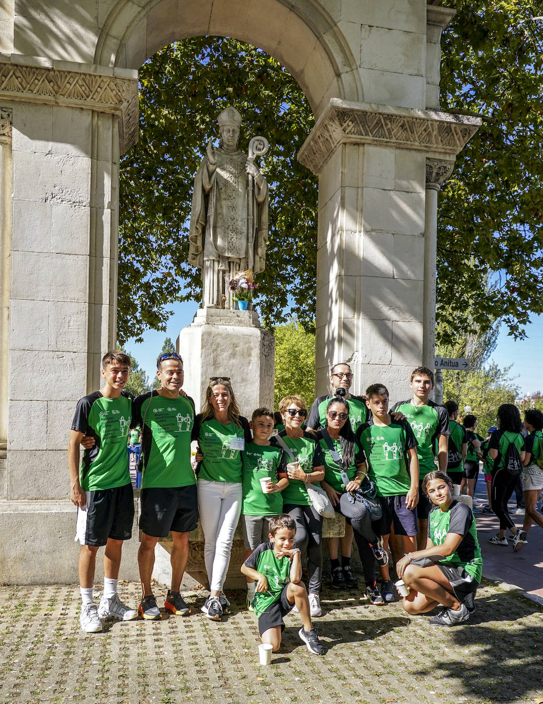 La marcha en Vitoria contra el cáncer, en imágenes