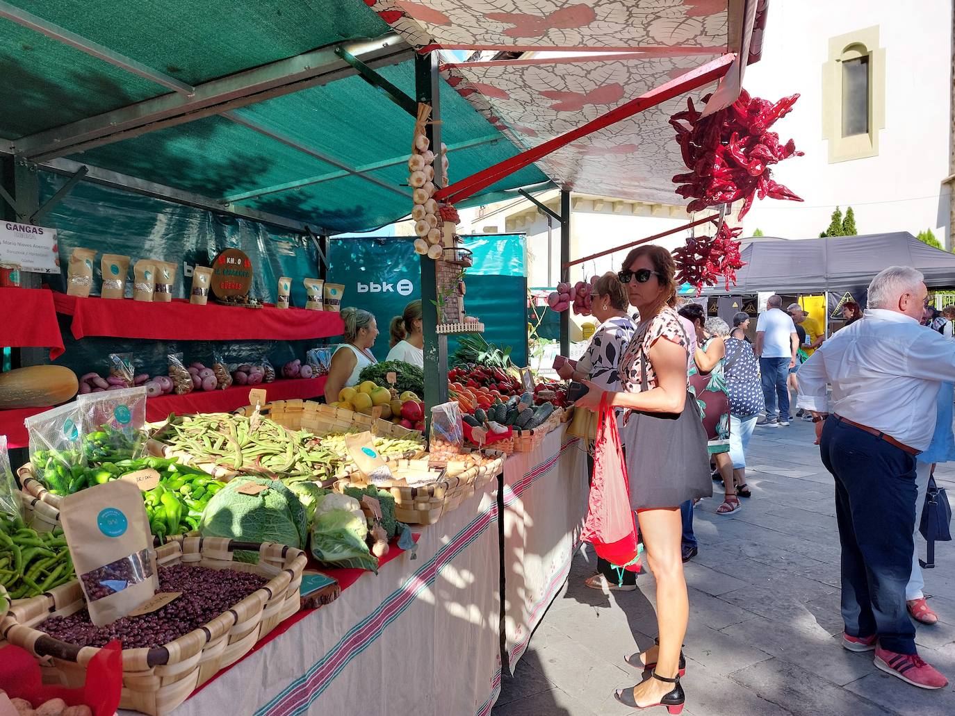 Edurne Asensio, de Güeñes, ha mantenido los precios similares al pasado año 