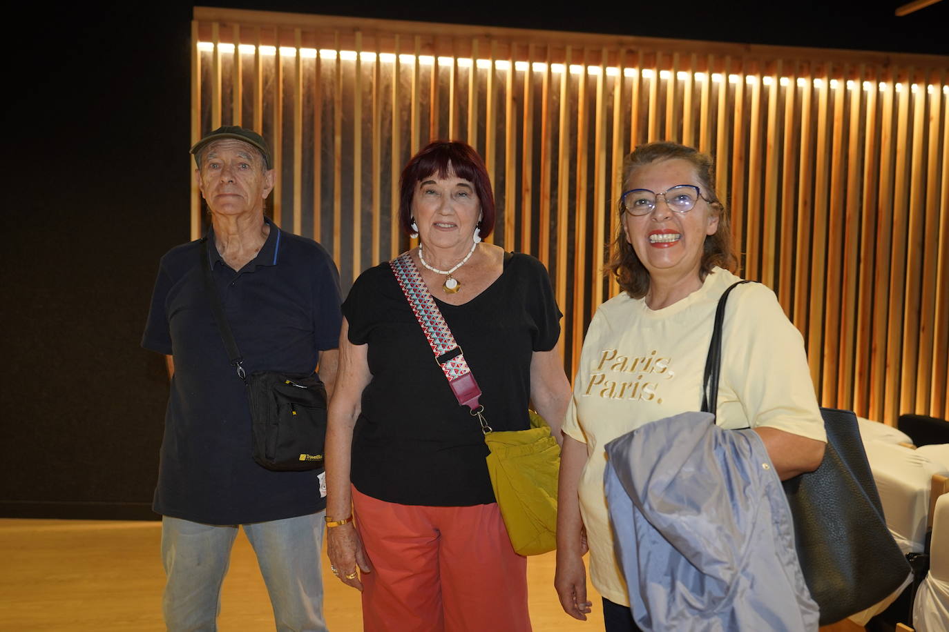Jesús Galdós, Mari Luz Esquide y Consuelo Parra.