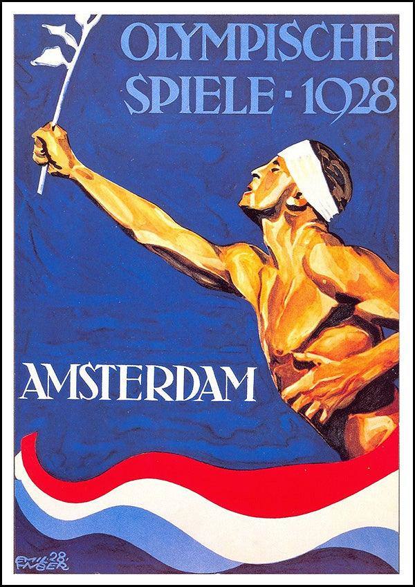Imagen - Cartel de los Juegos de Ámsterdam en 1928.