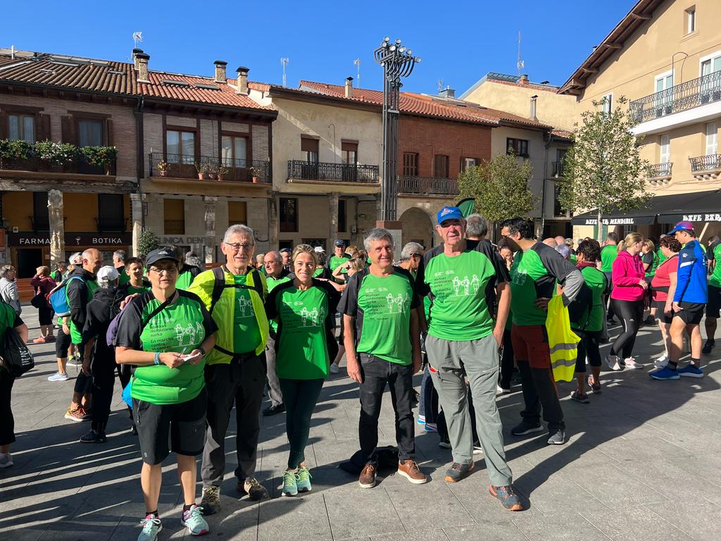 La marcha en Salvatierra contra el cáncer, en imágenes