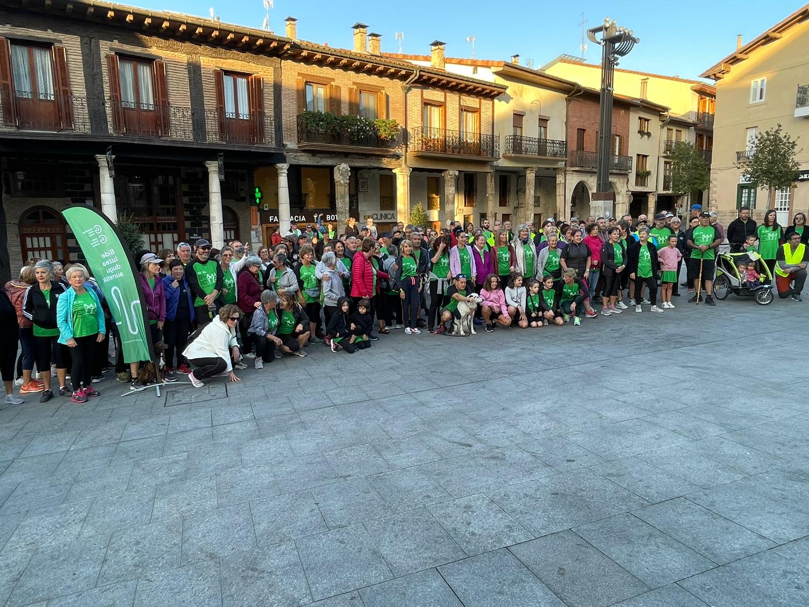 La marcha en Salvatierra contra el cáncer, en imágenes