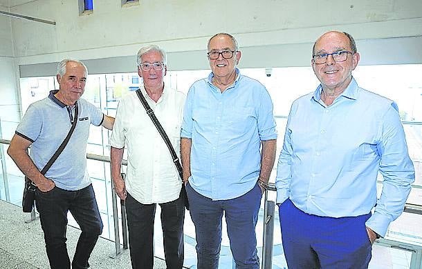 Luis Gutiérrez, Germán Berakoetxea, Jesús María Ormaetxea y Andoni Murua.